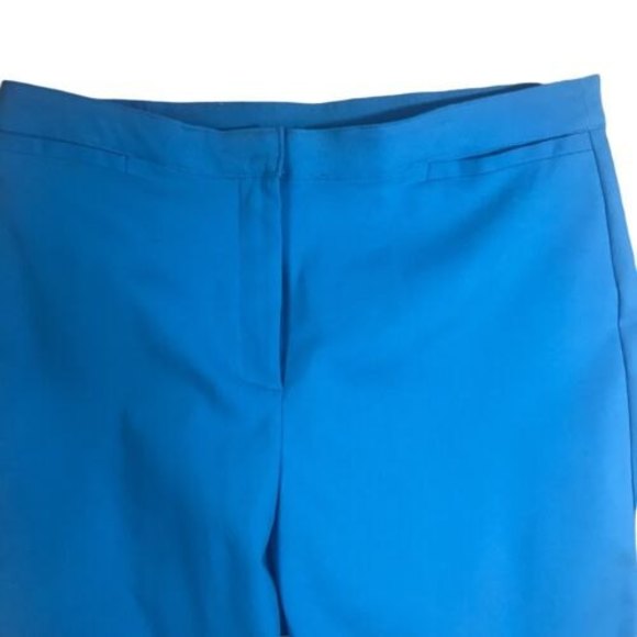 Ruby Rd. Capri Crop  pants women size 16P Teal Waistband Elastic Summer NWT $60 - Picture 6 of 11